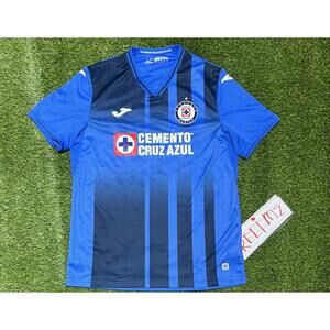 Cruz Azul Full Zip Soccer Futbol Jersey Official Authentic Joma XL